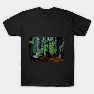 Dawn forest in pastel T-Shirt